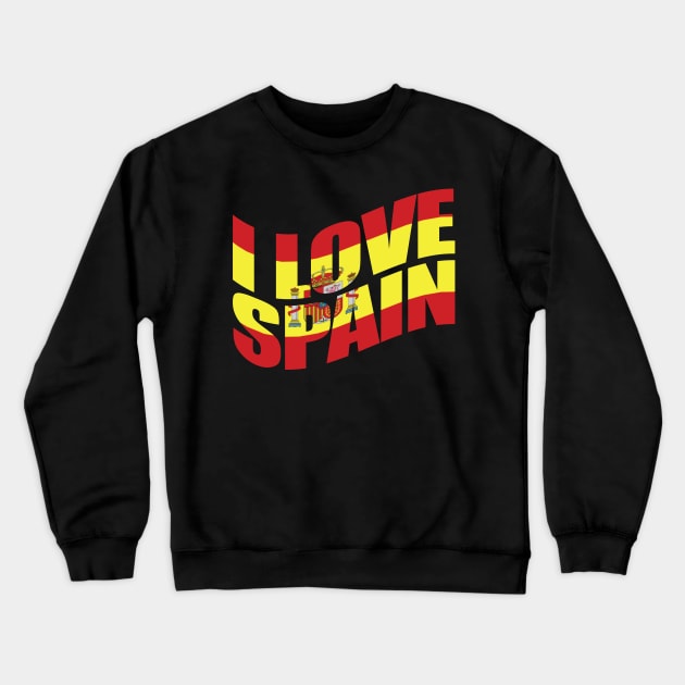 Spain Crewneck Sweatshirt by avshirtnation